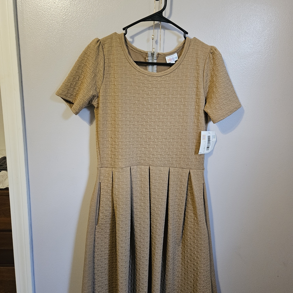 LuLaRoe Tan Midi Dress